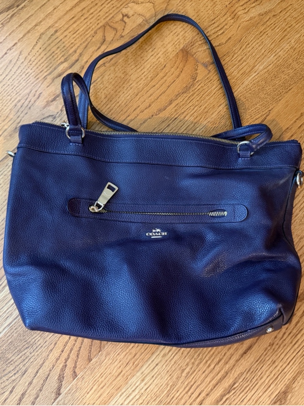 Coach Purple Shoulder Tote - Coach